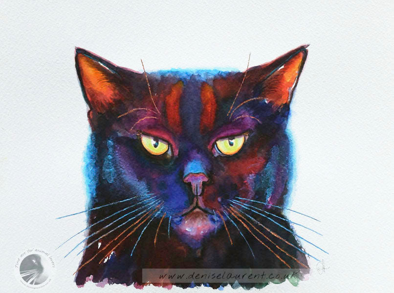 The Glare  - 10x8" Watercolour Painting