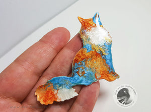 Maine Coon Cat Brooch - Tippy
