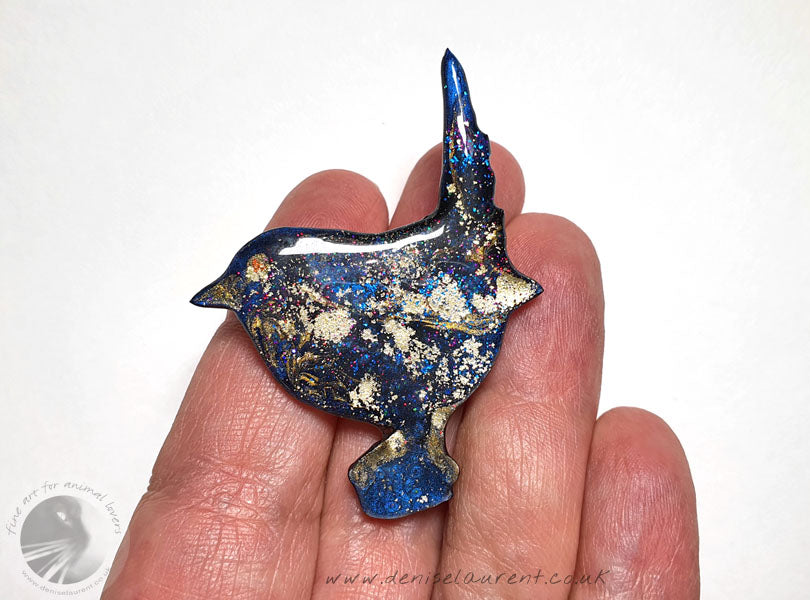 Wren Bird Brooch