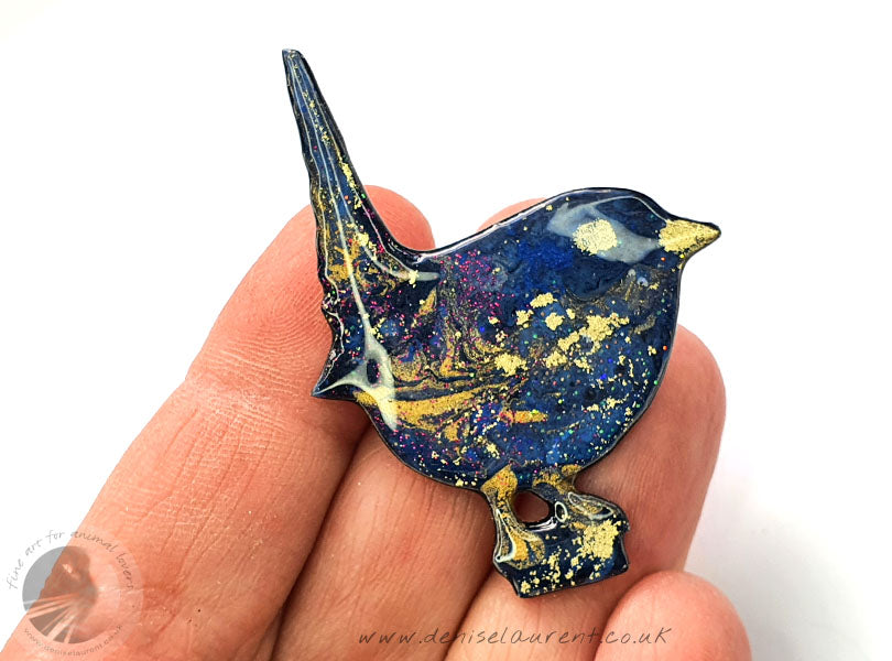 Wren Bird Brooch