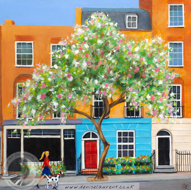 Amwell Street In Spring  - Sold