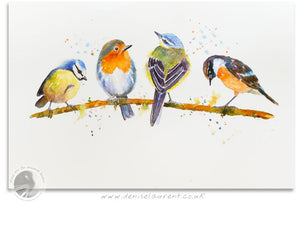 Birds On A Branch  - Sold