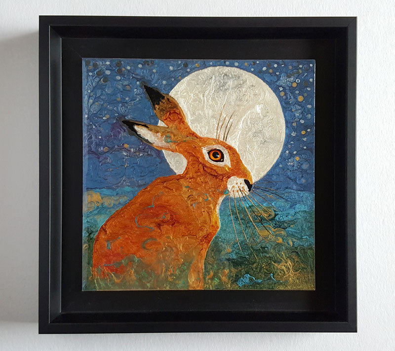Hare And Moon - Sold