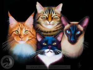 Bohemian Catsody - Cat Print