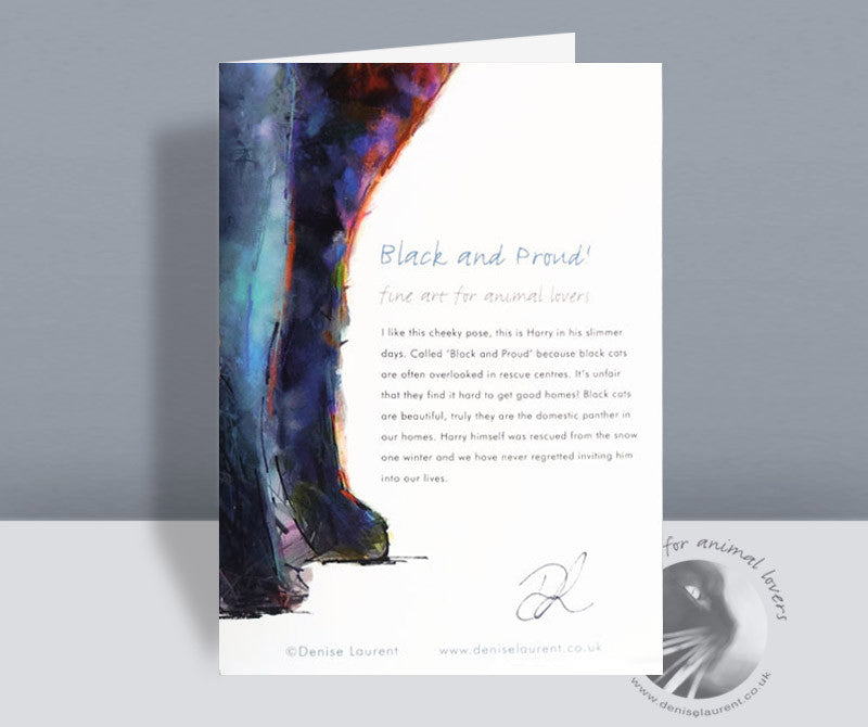 Black And Proud Card