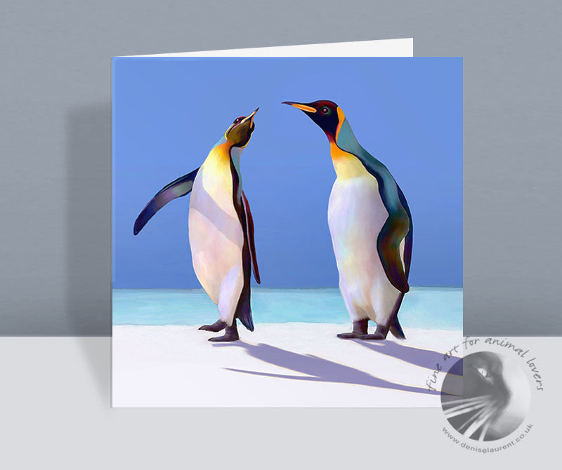 Walk This Way - Penguin Card