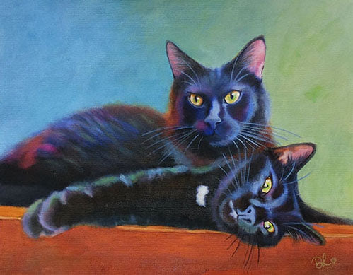 Portrait Of Carrie and Indie