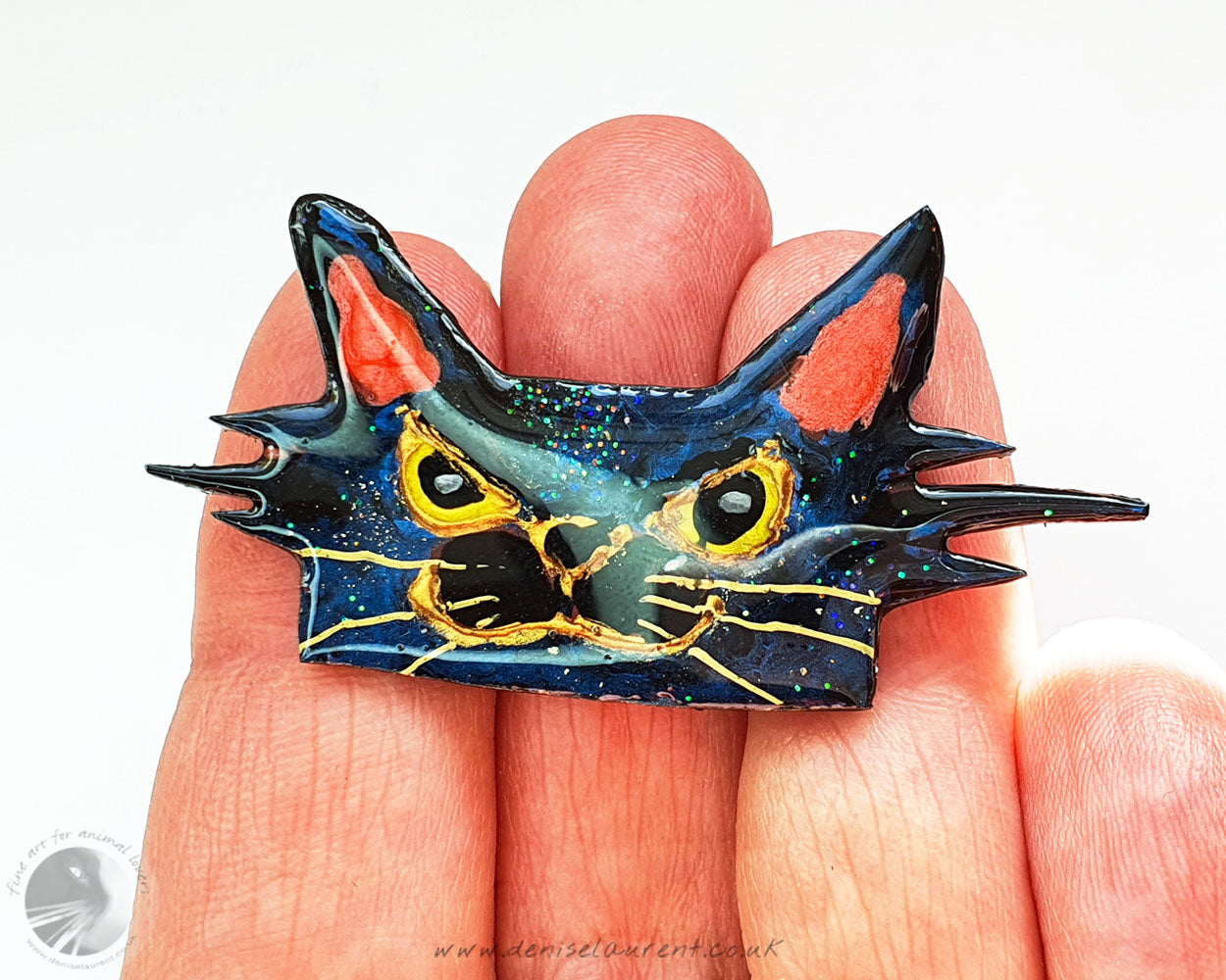Catitude Cat Brooch - Spike