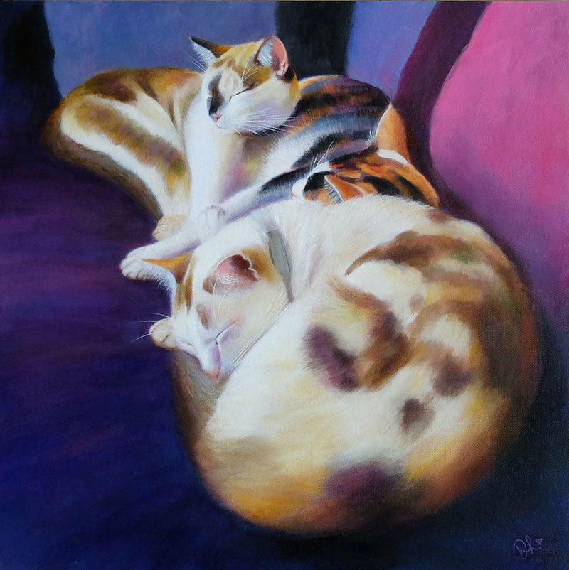 Portrait Of Chip, Willow and Muffin