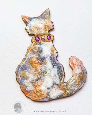 Collar Cat Brooch - China