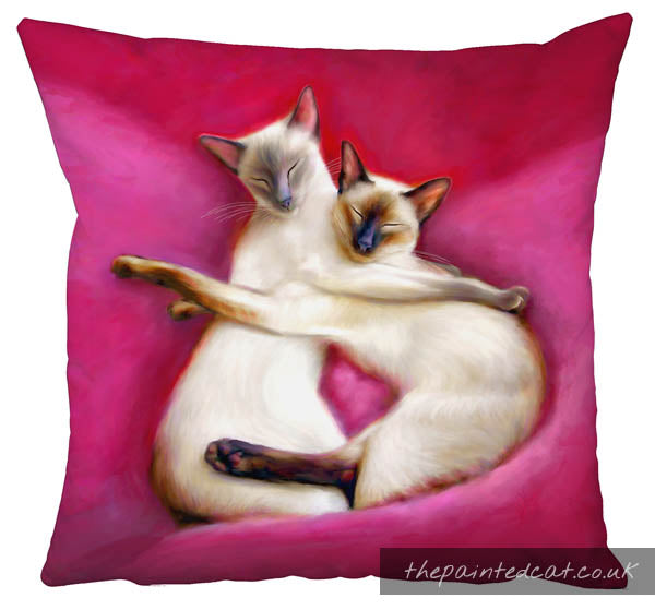 Sugar Plum Fairies Siamese Cat Cushion