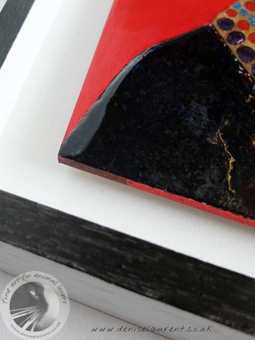 Jetneret - An Egyptian Cat Painting - Sold