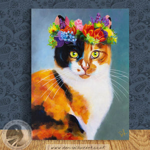 Flower Cat  - Sold