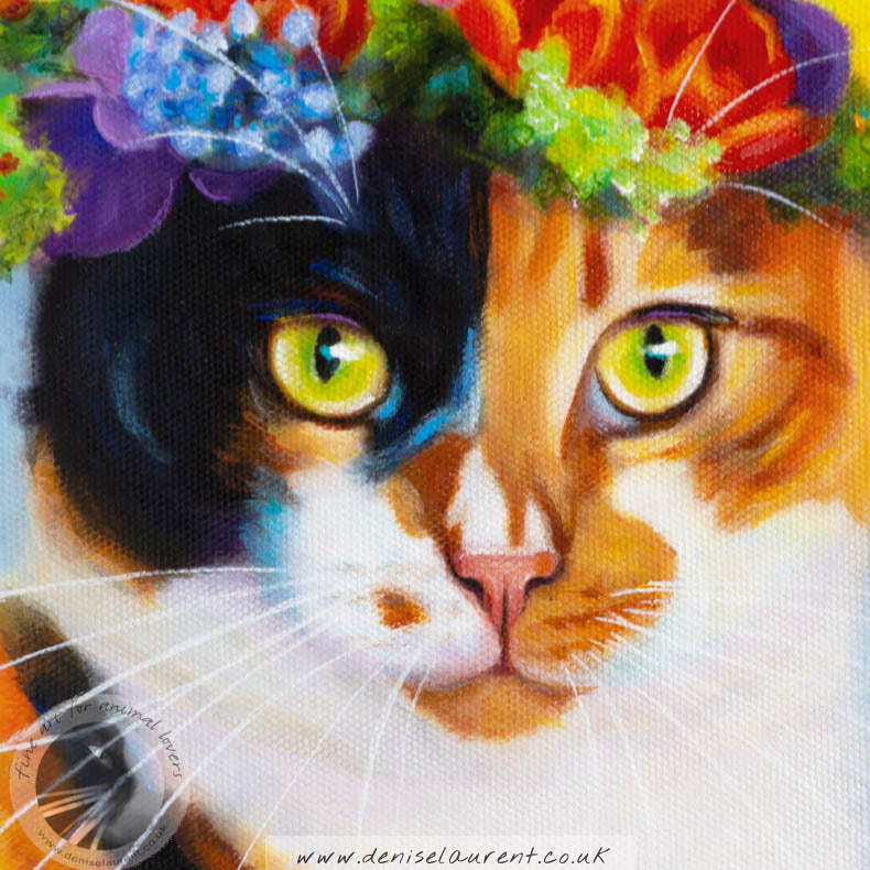 Flower Cat  - Sold
