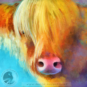 Goldilocks - Highland Cow Print