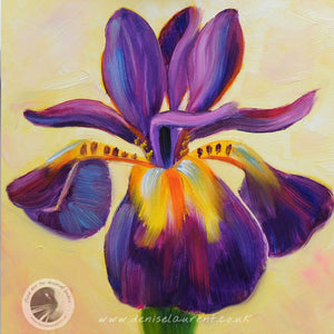Purple Iris  - Sold