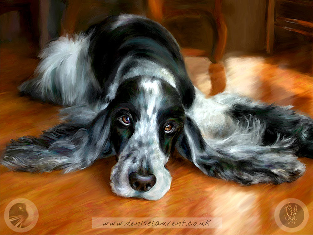 Jasper - English Cocker Spaniel Dog Art Print