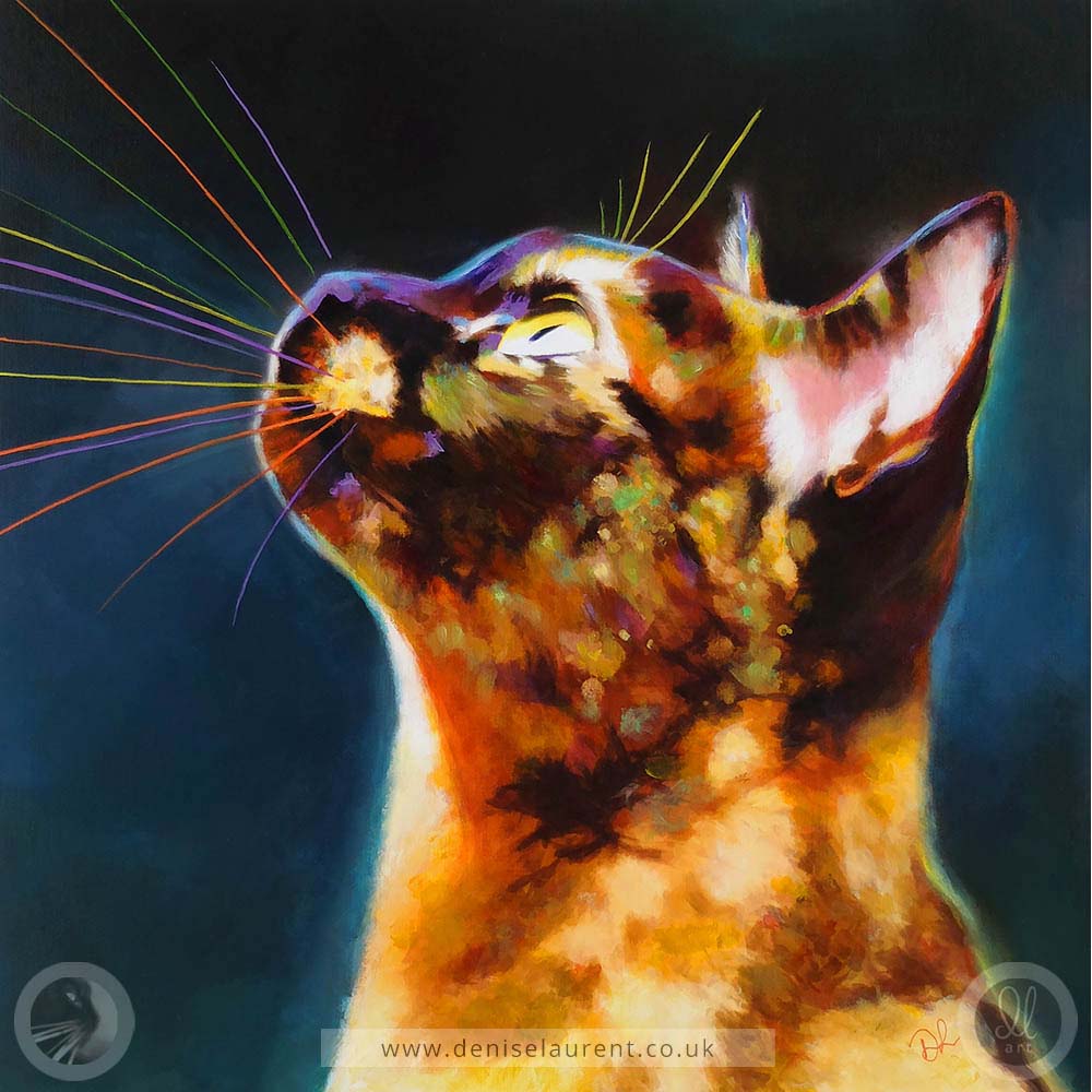 Mesi - Tortie Cat Art Print