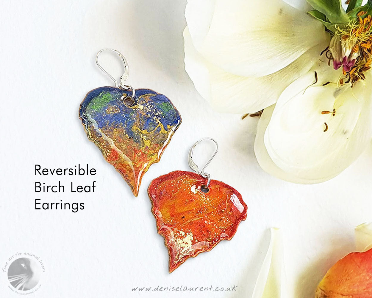 Silver Birch Reversible Earrings