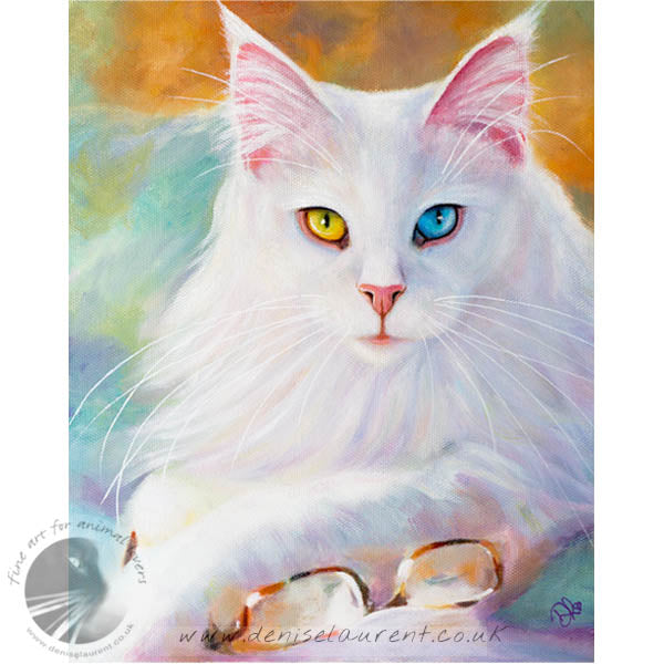 Reading Glasses - Maine Coon Cat Print