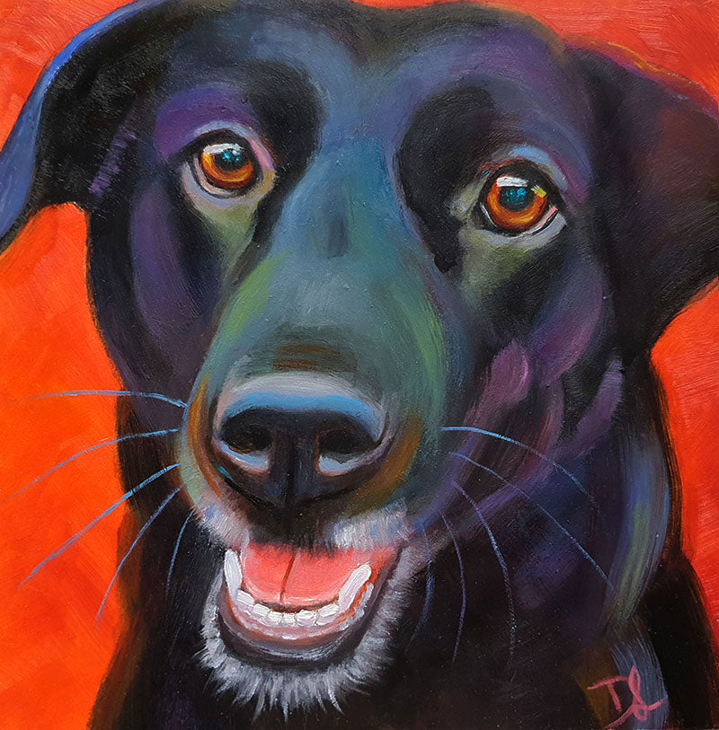 Sadie 6x6" Painting - Sold