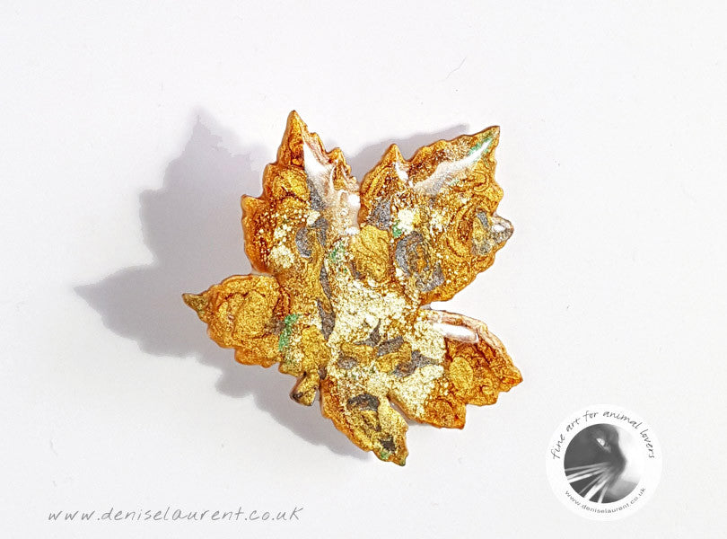 Sycamore Leaf Brooch