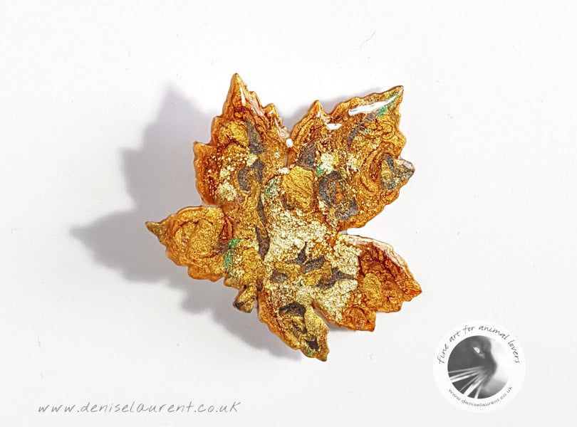 Sycamore Leaf Brooch