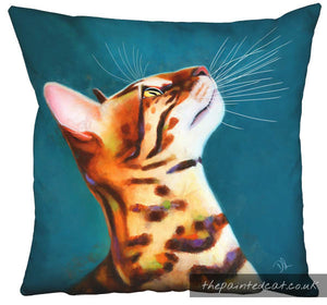 Whats Up Bengal Cat Cushion