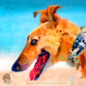 Zonda - Greyhound Dog Print